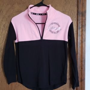 Justice half zip sweatshirt